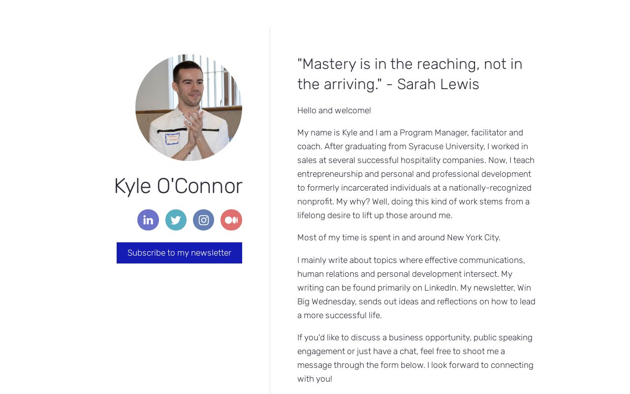 Kyle O Connor S Personal Site